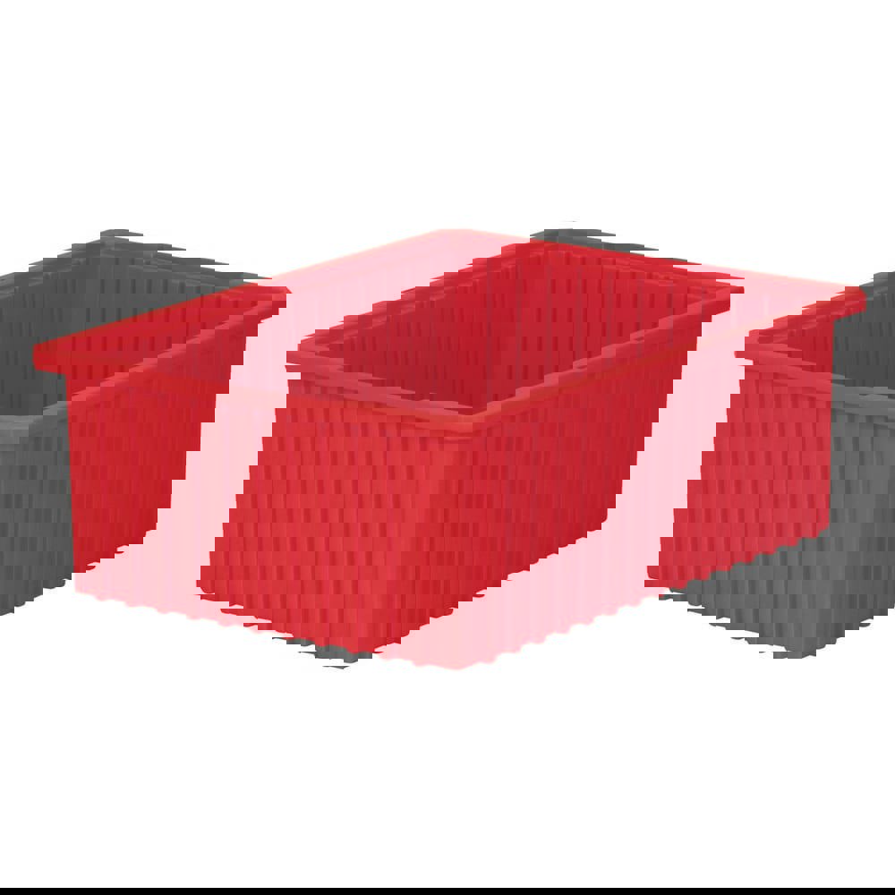 Polypropylene Dividable Storage Tote: 50 lb Capacity